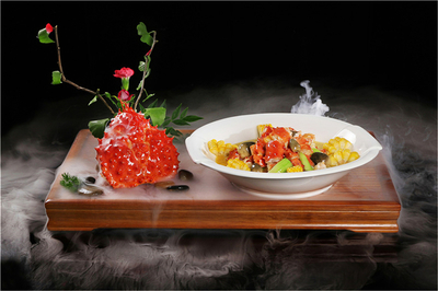 水墨江调，品味东方美学 捷达菜谱设计公司引领中餐菜谱摄影与设计新境界